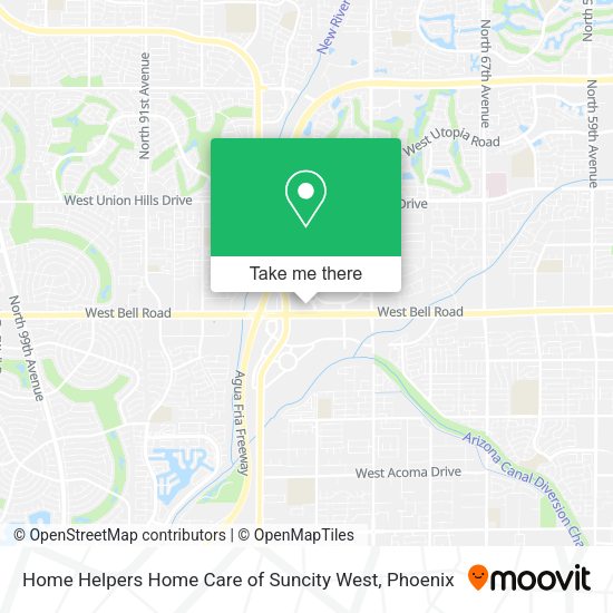 Mapa de Home Helpers Home Care of Suncity West