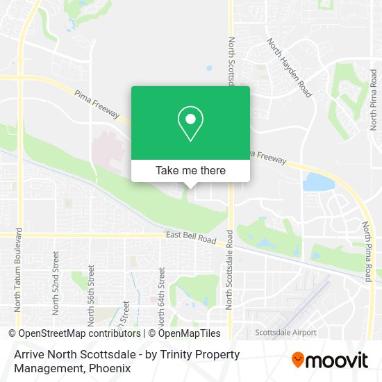 Arrive North Scottsdale - by Trinity Property Management map