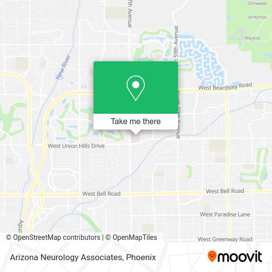 Arizona Neurology Associates map