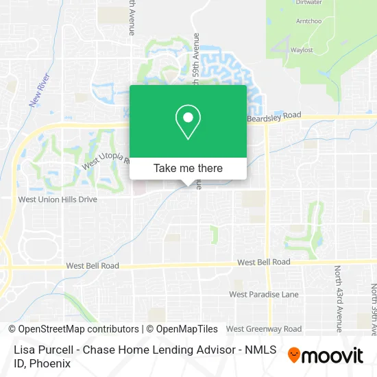Lisa Purcell - Chase Home Lending Advisor - NMLS ID map
