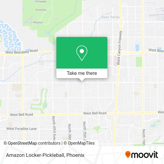 Amazon Locker-Pickleball map