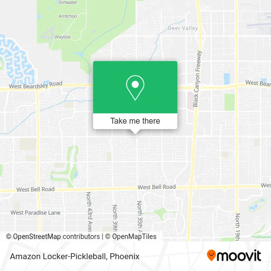 Amazon Locker-Pickleball map