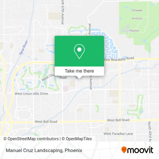 Manuel Cruz Landscaping map