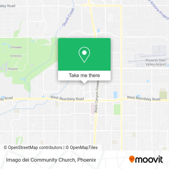Imago dei Community Church map
