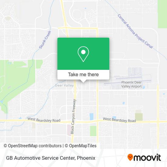 Mapa de GB Automotive Service Center
