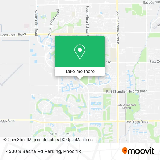 4500 S Basha Rd Parking map