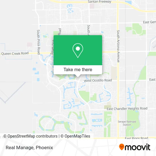 Real Manage map