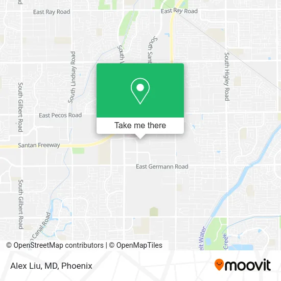 Alex Liu, MD map
