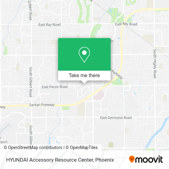 HYUNDAI Accessory Resource Center map