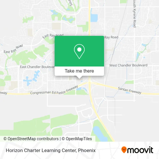 Horizon Charter Learning Center map
