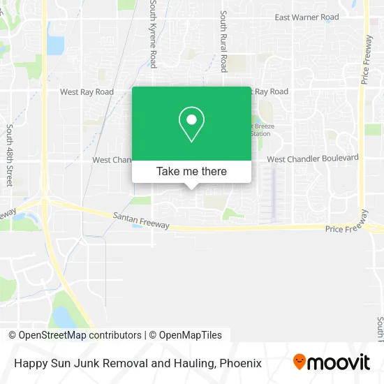 Happy Sun Junk Removal and Hauling map