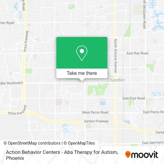 Action Behavior Centers - Aba Therapy for Autism map