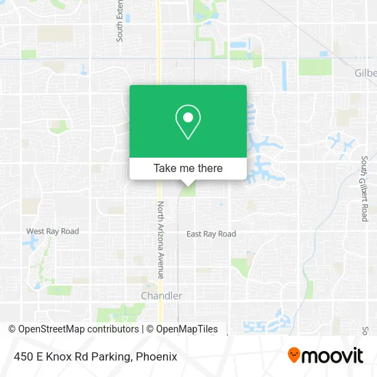 450 E Knox Rd Parking map