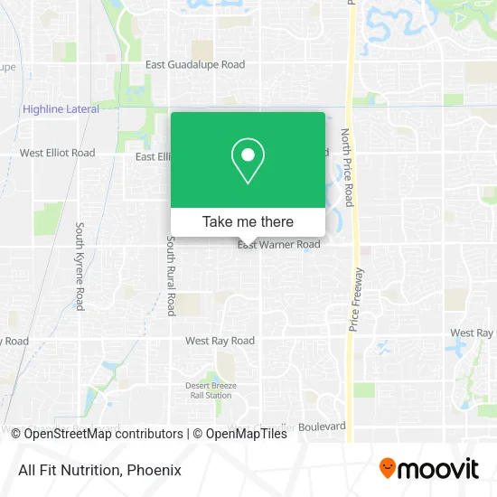 All Fit Nutrition map