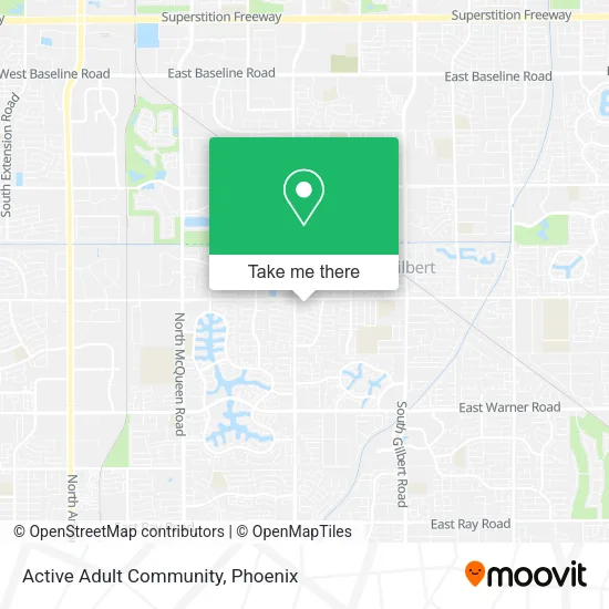 Active Adult Community map