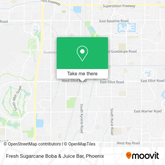 Fresh Sugarcane Boba & Juice Bar map