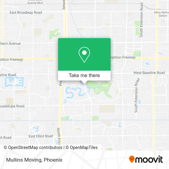 Mullins Moving map