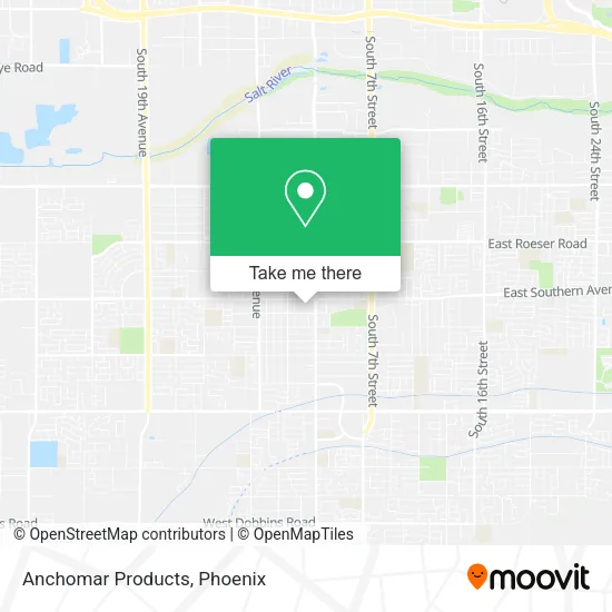 Anchomar Products map