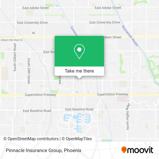 Pinnacle Insurance Group map