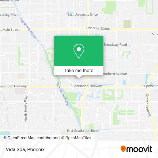 Vida Spa map