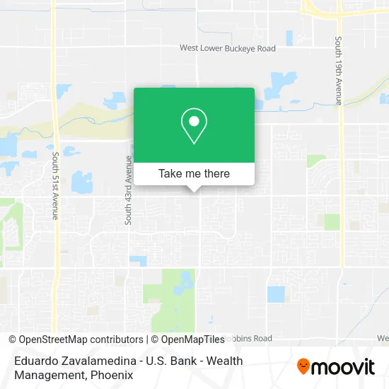 Eduardo Zavalamedina - U.S. Bank - Wealth Management map