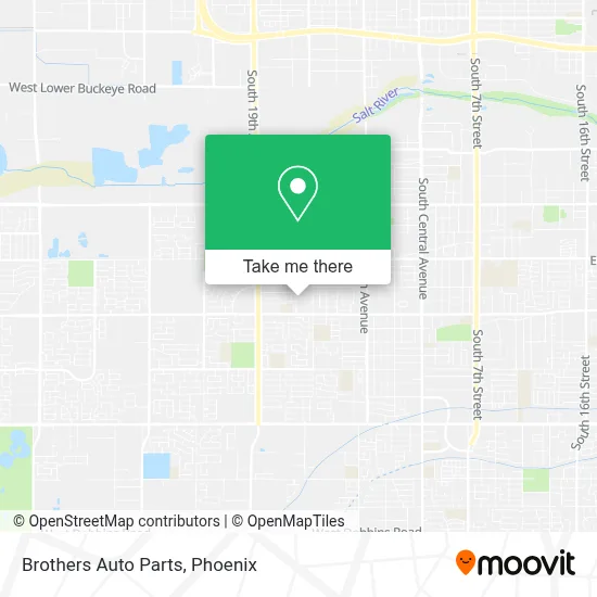 Brothers Auto Parts map