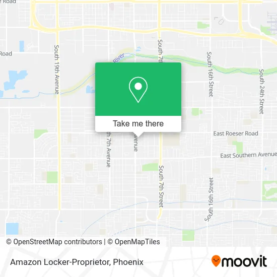 Amazon Locker-Proprietor map