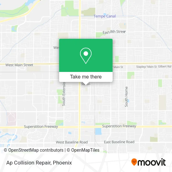 Ap Collision Repair map