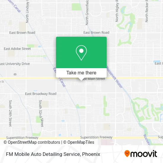 FM Mobile Auto Detailing Service map
