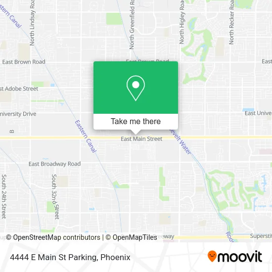 4444 E Main St Parking map