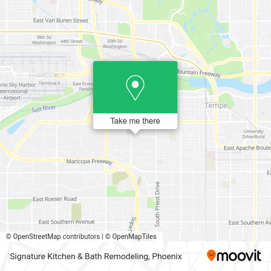 Signature Kitchen & Bath Remodeling map