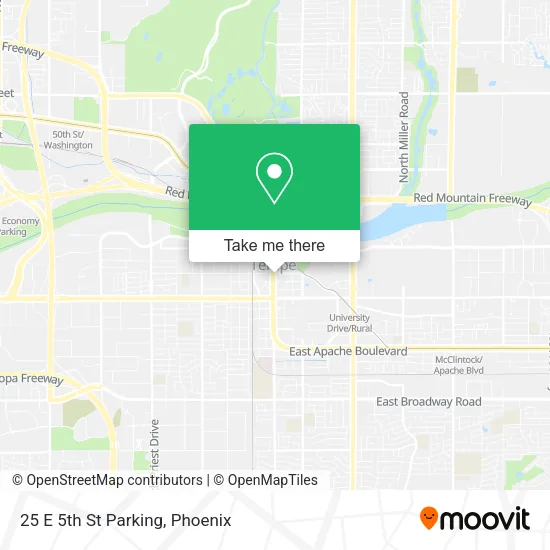 25 E 5th St Parking map