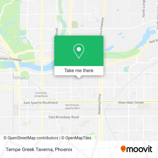 Tempe Greek Taverna map