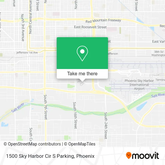1500 Sky Harbor Cir S Parking map