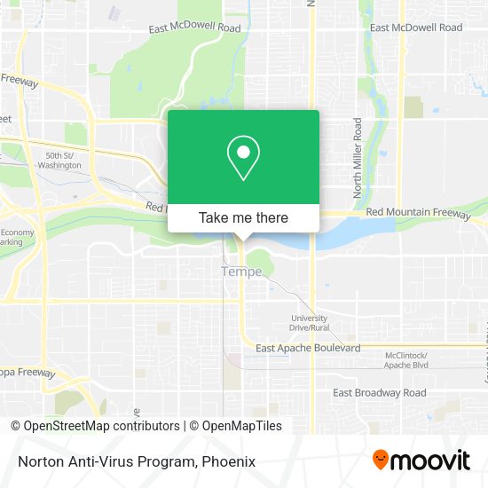 Norton Anti-Virus Program map