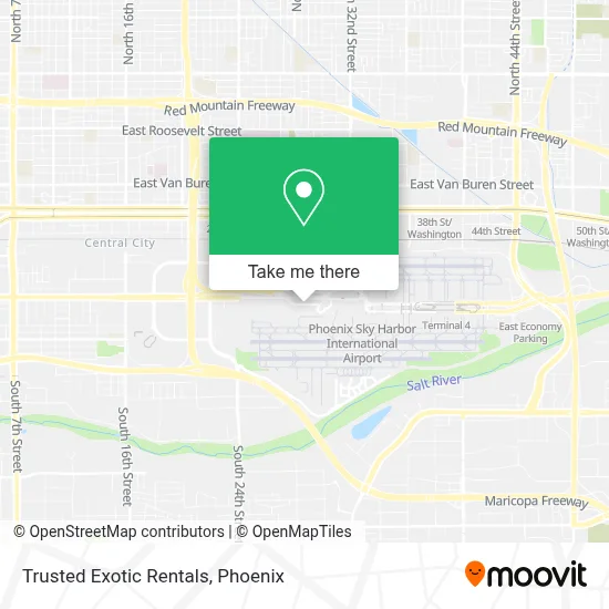 Trusted Exotic Rentals map