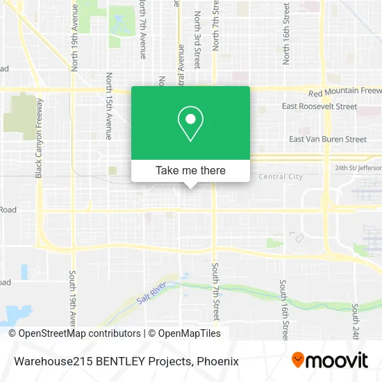 Mapa de Warehouse215 BENTLEY Projects