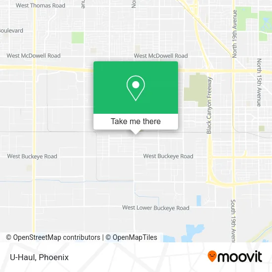U-Haul map