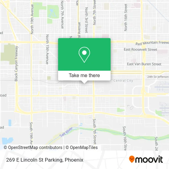 269 E Lincoln St Parking map