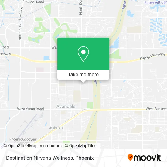 Destination Nirvana Wellness map
