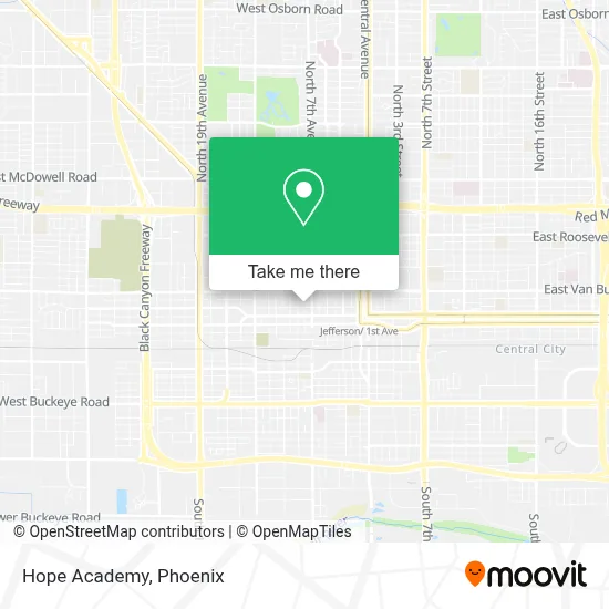 Hope Academy map