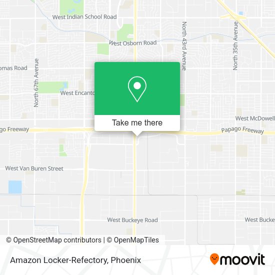 Amazon Locker-Refectory map