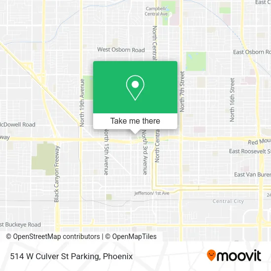 514 W Culver St Parking map