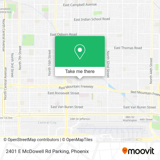 2401 E McDowell Rd Parking map