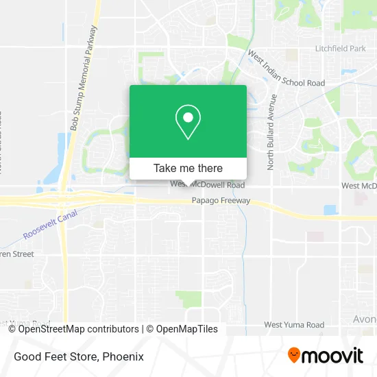 Good Feet Store map
