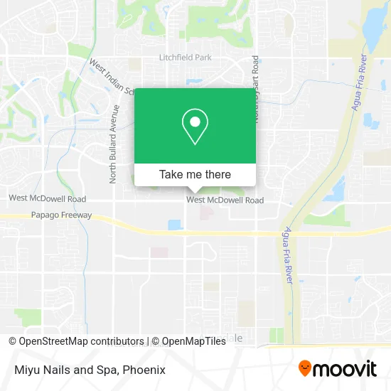 Miyu Nails and Spa map