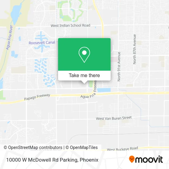 10000 W McDowell Rd Parking map