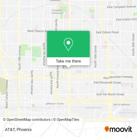 AT&T map