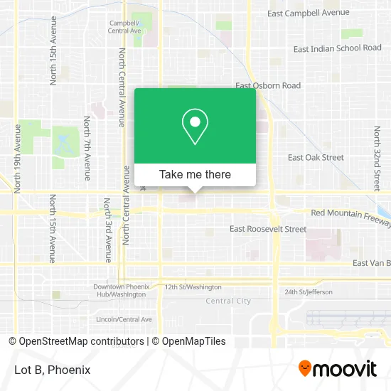 Lot B map