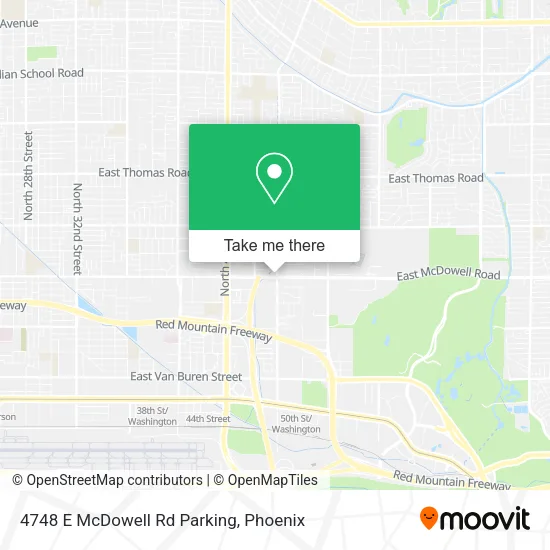 4748 E McDowell Rd Parking map
